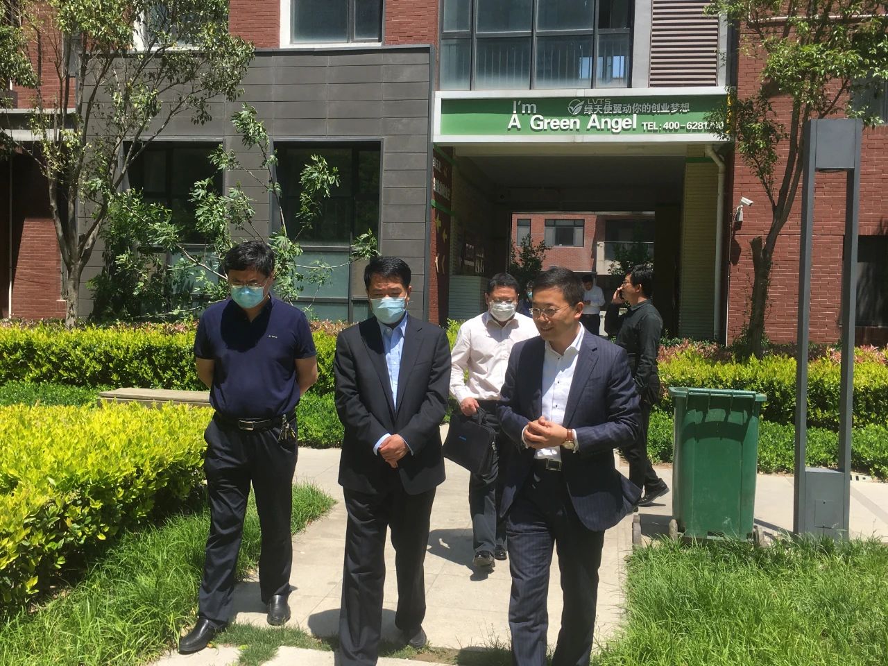 高密市委副書記田永全一行來訪綠天使參觀調研